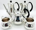 Mappin & Webb Silver Plate Five-Piece Tea & Coffee Service by Eric Clements