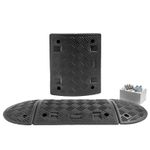 1.5 M All Black Speed Ramp Kit: 75mm 5 MPH (Fixings Included)