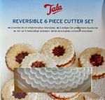 Tala Reversible 6 Piece Cutter Set - Plain or Scallop - Cooking Baking Biscuits