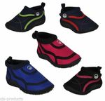 Childrens Kids Aqua Rock Wet Shoes Swim Water Surf Neoprene Non Slip Grip Sole
