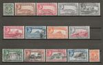 GIBRALTAR 1938/51 SG 121/131 USED