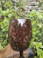  Cornish Red  Serpentine Doorstep With Original Ring Handle 3 Kg 7" Tall