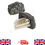 DOOR KEY ROCK HIDE KEEP HIDDEN SAFE IN STONE HOLDER HIDING OUTDOOR GARDEN 01C