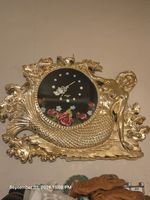 Very cool 70's 80's clock/ Mermaid nude