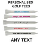 CUSTOM Golf Tees | Printed Golfing Tee | Novelty Stag Do Golf Holidays Funny