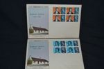 GB first day covers 1966 Robert Burns set of 2 with blocks of 4