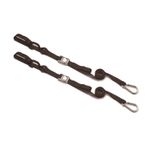 Apico Raceline Motorcycle Motorbike Tie Down Straps BLACK  (PAIR)
