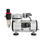 MINI AIRBRUSH COMPRESSOR FOR AIR BRUSH ART CRAFTS SPRAYING MODEL MAKING