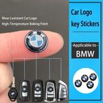 5X Replacement remote Key fob Badge 3D Emblem Sticker Decal BMW 11mm Genuine