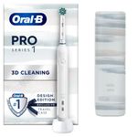 Oral B Pro 1, 680 Cross Action Rechargeable Electric Toothbrush with Travel Case