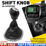 For Vauxhall Vivaro 2014-2019 6 Speed Gear Stick Shift Knob Gaiter Boot W/ Base
