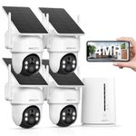 ANRAN CCTV Solar Wireless WiFi Security Camera System 2K Battery Outdoor Home