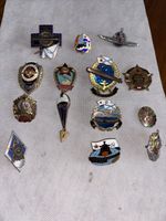 14 Russian And Soviet Union Badges