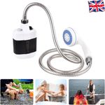 Portable Electric Camping Shower USB Rechargeable Pump for Outdoor Garden Pet