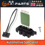 Vauxhall Corsa D, Corsa E 2006-19 Heater Blower Motor Fan Resistor + Wiring Loom