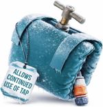 Outside Tap Cover Frost Protector Insulated Winter Garden Jacket Thermal Lagging