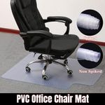 HEAVY DUTY NON SLIP PVC OFFICE DESK CHAIR MAT FOR CARPET/HARD FLOOR PROTECTOR