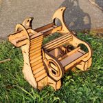 The Falkirk Wheel – 3D MDF Model Puzzle Kit – DIY Jigsaw (175 pcs, 18x20x14cm)