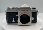 【Exc+5】 Nikon F Eye Level Silver 35mm SLR Film Camera Body From JAPAN