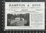 Nichols Nymet House - North Tawton - Devon For Sale - 1951 Cutting 394