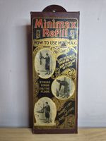 Vintage Minimax Fire Extinguisher Refill Tin Box