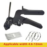 Stainless Steel Cable Tie Gun Zip Metal Tie Wrap Tool Wear Resistance Durable