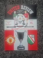 MANCHESTER UNITED V LEGIA WARSAW 1990-91 ECWC SEMI FINAL