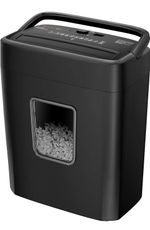 Bonsaii 8-Sheet Cross-Cut Paper Shredder for Home Office,P-4 Security,C261-C NEW