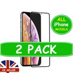 2PACK Tempered Glass Screen Protector for iPhone 17 16 15  14 13 12 11 Pro Max