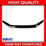 FOR VW CRAFTER BONNET WIND STONE DEFLECTOR PROTECTOR GLOSS BLACK (2017 ONWARDS)