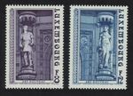 Luxembourg Art Nouveau Sculpture Statues 2v 1980 MNH SG#1051-1052