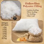 Pure Virgin Hollow Fibre Polyester Filling SoftToy Teddy Pillow Cushion stuffing