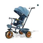 Trike Tricycle 6 in 1 for Kids Toddlers 360° Rotating Seat Parent Handle & Ride