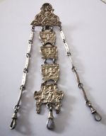 Victorian Solid Silver Chatelaine - Birm. 1890