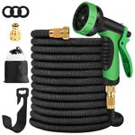 Heavy Duty Flexible Expandable Garden Water Hose Pipe & Water Spray Gun 25-150FT