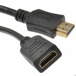 5m HDMI EXTENSION Cable Male Plug to Female Socket Lead TV Extender Adapter