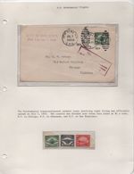 US 1924 FIRST GOVERNMENT TRANSCONTINENTAL AIR MAIL ROUTE OFFICIAL FIRST TRIP