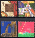 1999 Millennium Series The Christians' Tale Set SG2115 - 18 Unmounted Mint MNH