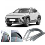 AC WOW 4x Rain Guards Wind Deflectors for Hyundai KONA (SX2) 2023 2024 2025 2026