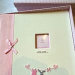 Luxury Baby photo Album Pink and Cream. Size 12” x 12” in cute presentation box