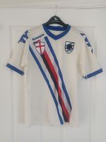 Sampdoria Away mens Football Shirt Jersey Kappa Size Medium White