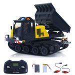 1/50 USED RTR Electric RC Crawler Dump Truck Model W/Radio T14R Panther Tipper