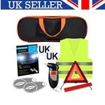 8PC European Car Driving Travel Kit Emergency EU Abroad Europe