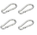 Locking Carabiner Clip Snap Hook Spring Loaded Steel Karabiner Carabina Carbine