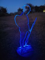 Freestanding Illuminated Outdoor Tommy 2ft Including Stand