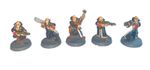 Necromunda Delaque Gang Figures X5 Gangers Metal Warhammer 40k Painted