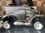 Kyosho  alpha  4wd Nitro engine 1/10 rc car.  vw beetle body shell.  “rc beetle”