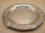 Birmingham 1962 Sterling Silver Dish / Coin Tray With ornate Foliate Border