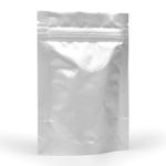 50 x Aluminium Self Standing Pouch/Bags with Inner Foil/Zip Lock/Heat Sealable