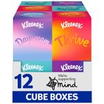 Kleenex Take a Moment Collection Tissues - 12 Cube Tissue Boxes  4 Different